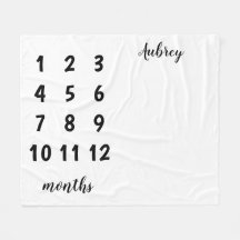 Couverture d'étape importante de bébé