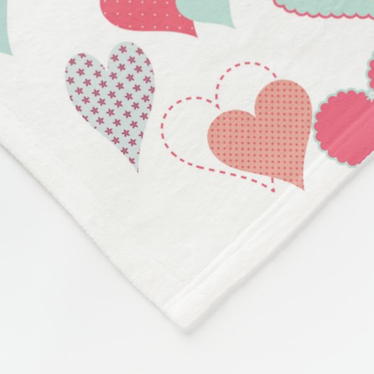 Polaire Couverture d'impression cardiaque (Coin)