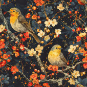 Polaire Couverture d'oiseaux et de fleurs pour des nuits d