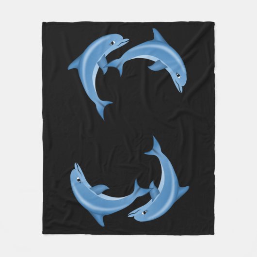 Polaire Couverture Dolphins Fleece (Devant)