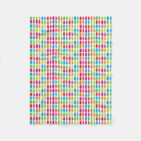 Couverture d'ouatine avec un motif gommeux d'ours
