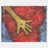 Polaire Couverture d'ouatine d'AIDE (Devant (Horizontal))