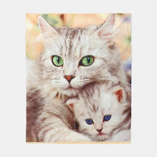 Polaire Couverture d'ouatine d'amoureux de les chats