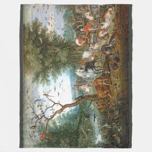 Polaire Couverture d'ouatine d'animaux d'oiseaux de faune (Devant)