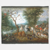 Polaire Couverture d'ouatine d'animaux d'oiseaux de faune (Devant (Horizontal))