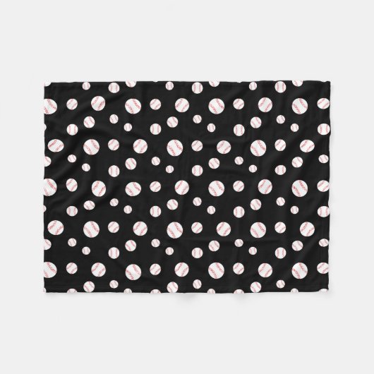 Polaire Couverture d'ouatine de base-ball (Devant (Horizontal))