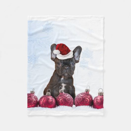 Polaire Couverture d'ouatine de bouledogue français de (Devant)