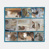 Polaire Couverture d'ouatine de chats (Devant (Horizontal))