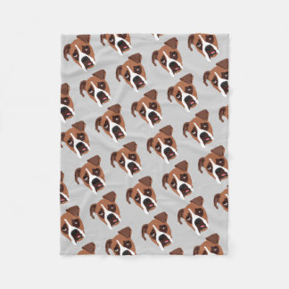 Polaire Couverture d'ouatine de chien de boxeur, petite