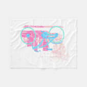 Polaire Couverture d'ouatine   de conception de bicyclette (Devant (Horizontal))