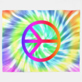 Polaire Couverture d'ouatine de conception de signe de (Devant (Horizontal))