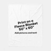 Polaire COUVERTURE d'OUATINE de do-it-yourself - ajoutez (Devant)