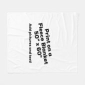 Polaire COUVERTURE d'OUATINE de do-it-yourself - ajoutez (Devant (Horizontal))