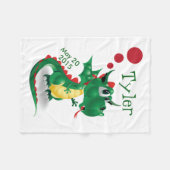 Polaire Couverture d'ouatine de dragon (Devant (Horizontal))
