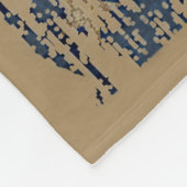 Polaire Couverture d'ouatine de drapeau des USA affligée (Coin)