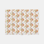 Polaire Couverture d'ouatine de fille d'ange de bébé (Devant (Horizontal))