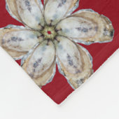 Polaire Couverture d'ouatine de fleur d'huître - concevez (Coin)