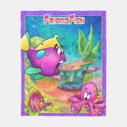 Polaire Couverture d'ouatine de FriendFish (Devant)