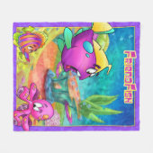 Polaire Couverture d'ouatine de FriendFish (Devant (Horizontal))