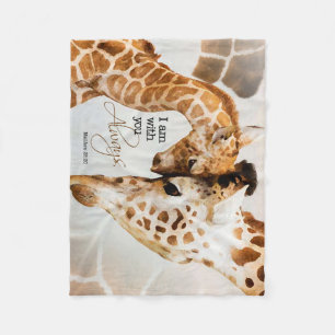 Polaire Couverture d'ouatine de girafe