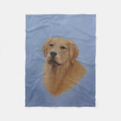 Polaire Couverture d'ouatine de golden retriever (Devant)