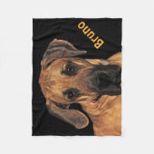 Polaire Couverture d'ouatine de great dane (Devant)