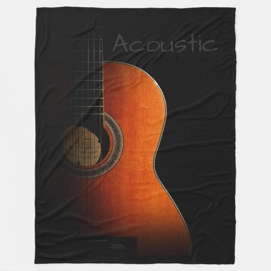 Polaire Couverture d'ouatine de guitare acoustique (Devant)