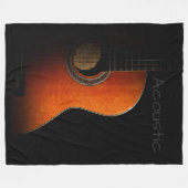 Polaire Couverture d'ouatine de guitare acoustique (Devant (Horizontal))