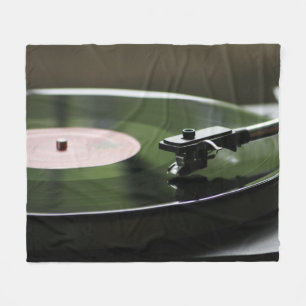 Polaire Couverture d'ouatine de joueur de disque vinyle