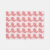 Polaire Couverture d'ouatine de lapin de point de polka (Devant (Horizontal))