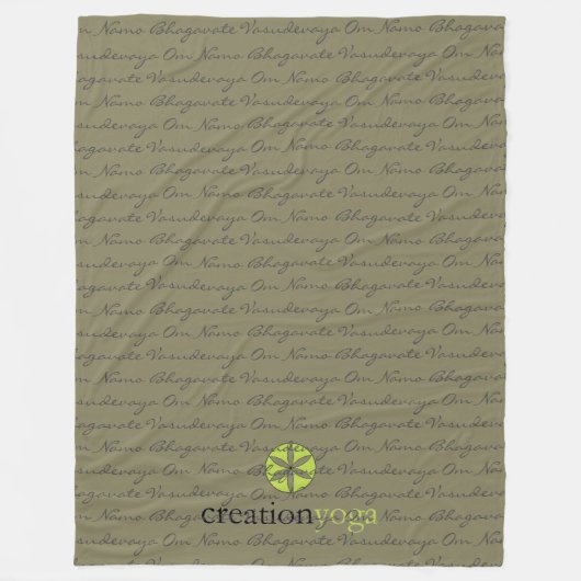 Polaire Couverture d'ouatine de l'OM Namo - 60" x 80" (Devant)