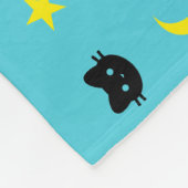 Polaire Couverture d'ouatine de lune de chat de Kitty et (Coin)