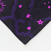 Polaire Couverture d'ouatine de "lune et d'étoiles" (Coin)