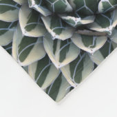 Polaire Couverture d'ouatine de motif d'agave (Coin)