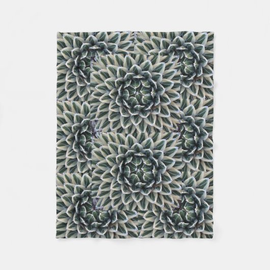 Polaire Couverture d'ouatine de motif d'agave (Devant)