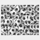 Polaire Couverture d'ouatine de motif de ballon de (Devant (Horizontal))