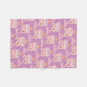 Polaire couverture d'ouatine de motif de princesse de (Devant (Horizontal))