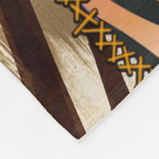 Polaire Couverture d'ouatine de patchwork de safari, (Coin)