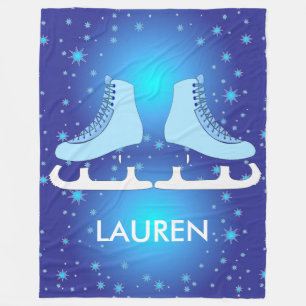 Polaire Couverture d'ouatine de patins de glace