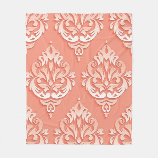 Polaire Couverture d'ouatine de pêche (Devant)