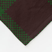 Polaire Couverture d'ouatine de plaid de bûcheron avec des (Coin)