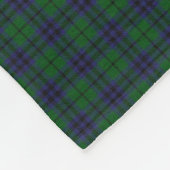 Polaire Couverture d'ouatine de plaid de tartan de clan (Coin)