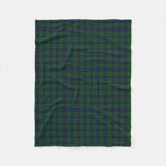 Polaire Couverture d'ouatine de plaid de tartan de clan (Devant)