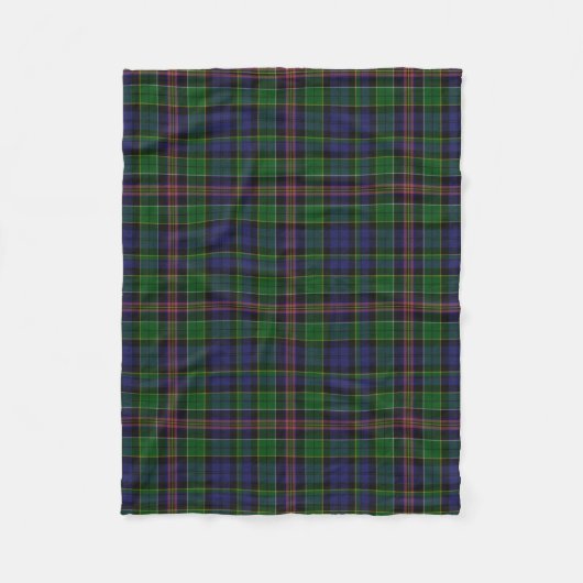 Polaire Couverture d'ouatine de plaid de tartan de clan (Devant)
