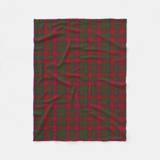 Polaire Couverture d'ouatine de plaid de tartan de clan de (Devant)
