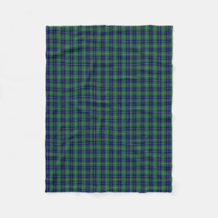 Polaire Couverture d'ouatine de plaid de tartan de clan de