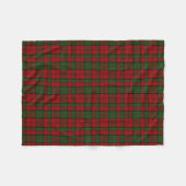 Polaire Couverture d'ouatine de plaid de tartan de clan de (Devant (Horizontal))