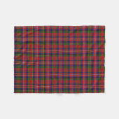 Polaire Couverture d'ouatine de plaid de tartan de clan de (Devant (Horizontal))