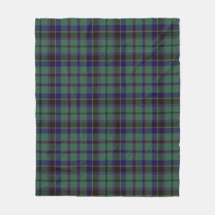 Polaire Couverture d'ouatine de plaid de tartan de clan de