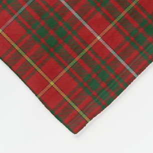 Polaire Couverture d'ouatine de plaid de tartan de clan de
